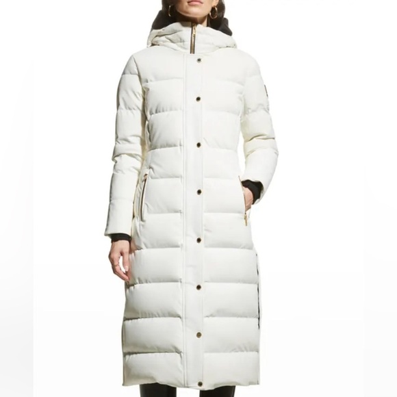 Moose Knuckles Jackets & Blazers - Moose Knuckles Ivory Wilston Long Down Parka Gold Edition